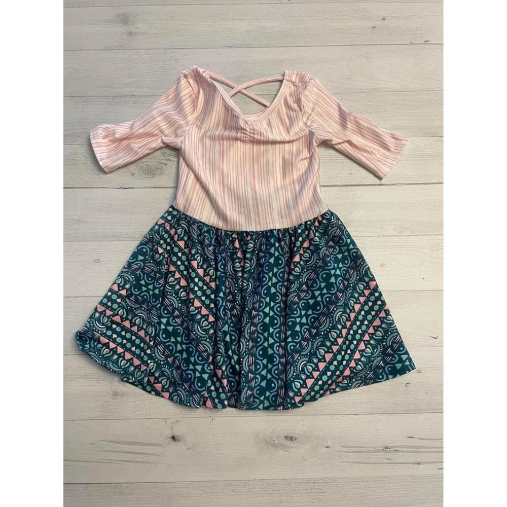 Dot dot smoke toddler girls dress‎ 2T